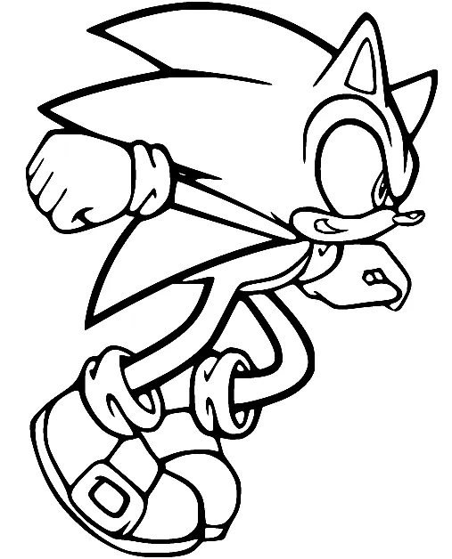 Sonic Coloring Pages