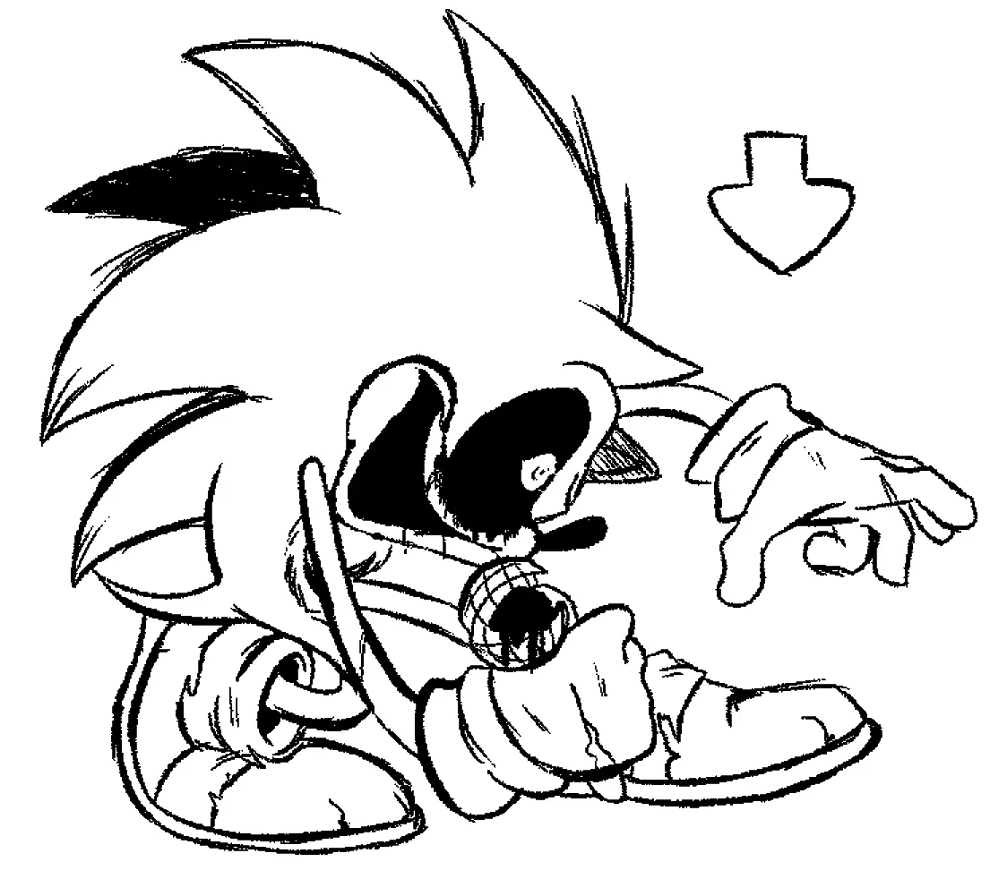 Sonic Exe Ausmalbilder 20