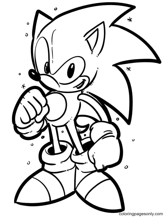 Sonic the Hedgehog 2 Coloring Pages 2