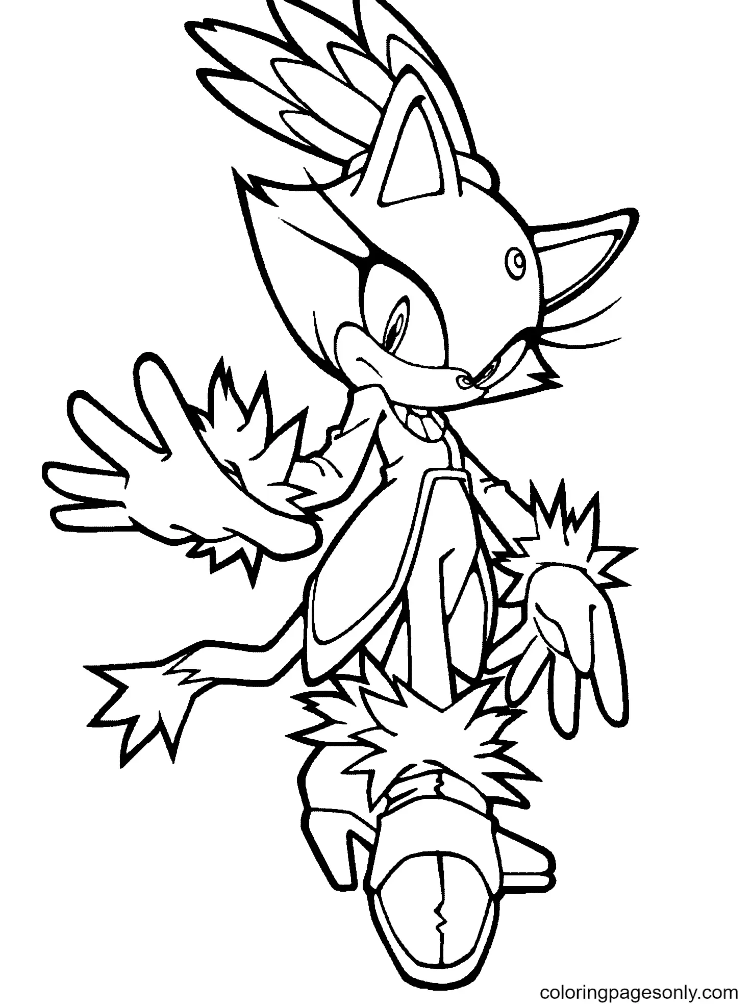 Sonic the Hedgehog 2 Coloring Pages 23