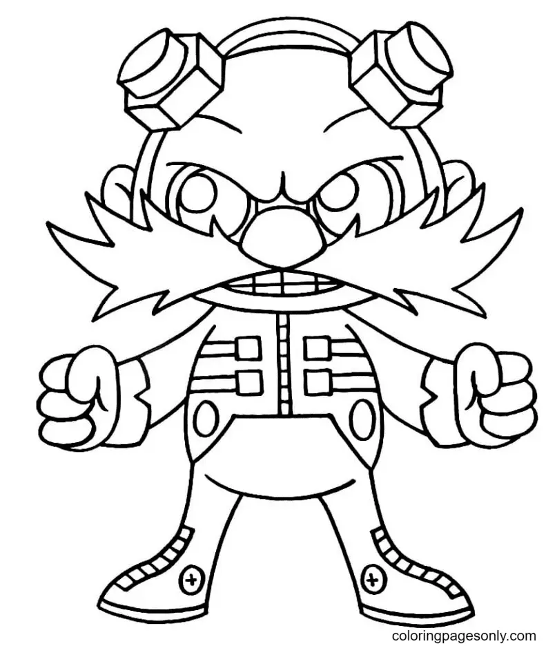 Sonic the Hedgehog 2 Coloring Pages 34