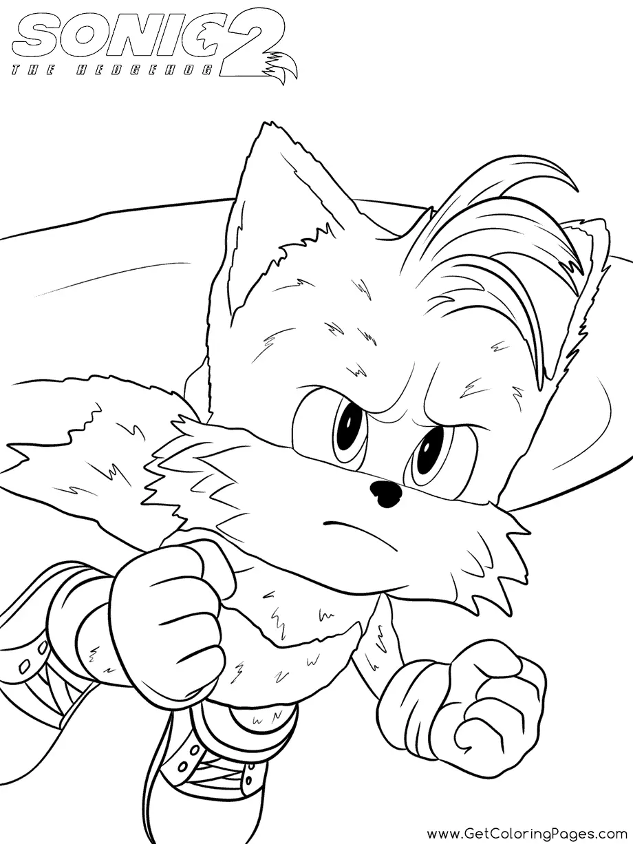 Sonic the Hedgehog 2 Coloring Pages 37