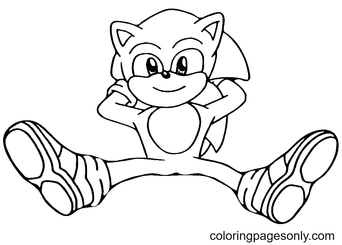 Sonic the Hedgehog 2 Coloring Pages 38