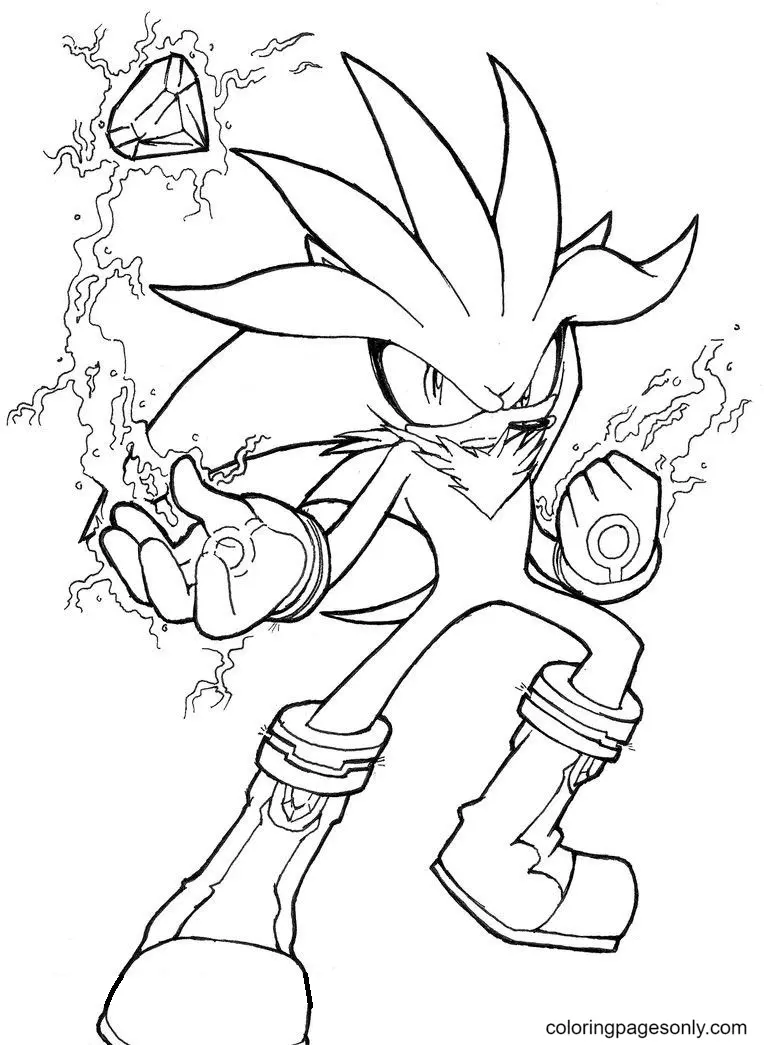 Sonic the Hedgehog 2 Coloring Pages 4