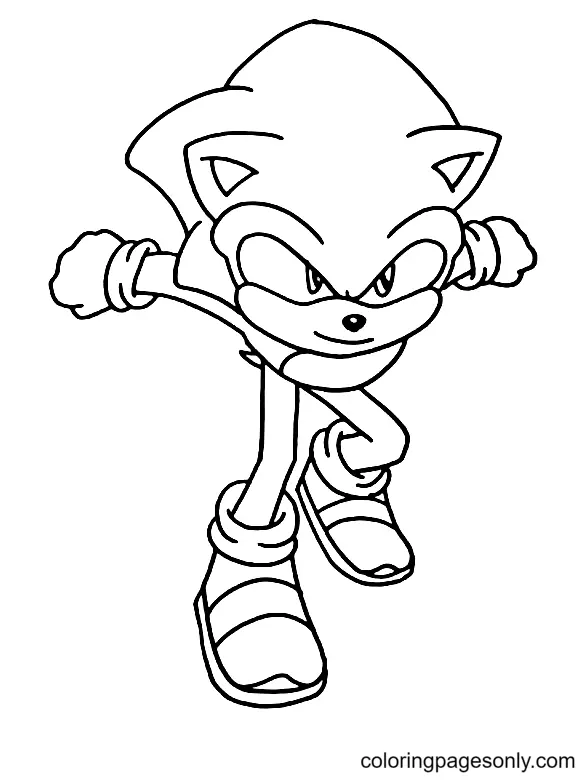 Sonic the Hedgehog 2 Coloring Pages 40
