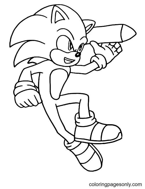 Sonic the Hedgehog 2 Coloring Pages 46