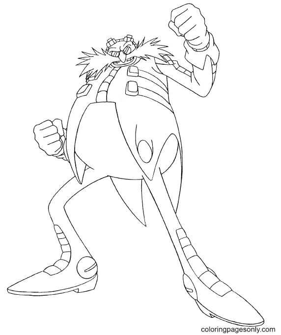 Sonic the Hedgehog 2 Coloring Pages 58
