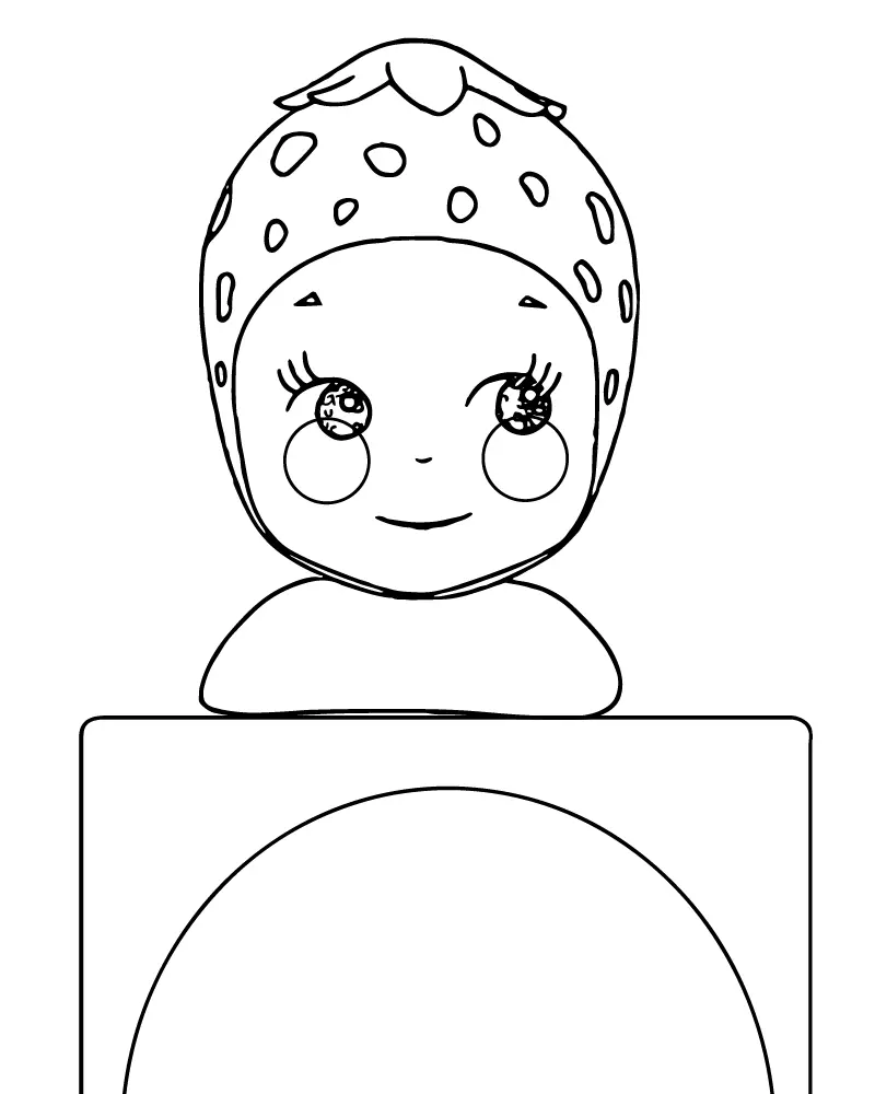 Sonny Angel para Colorear 18