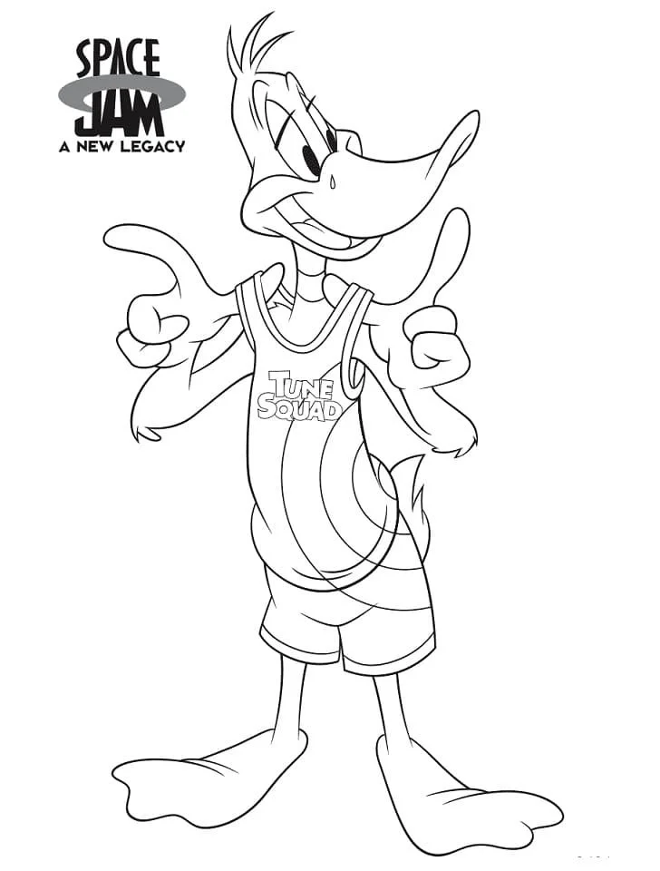 Space Jam Coloring Pages 21