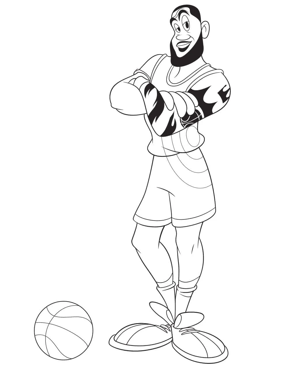 Space Jam Para Colorear 6