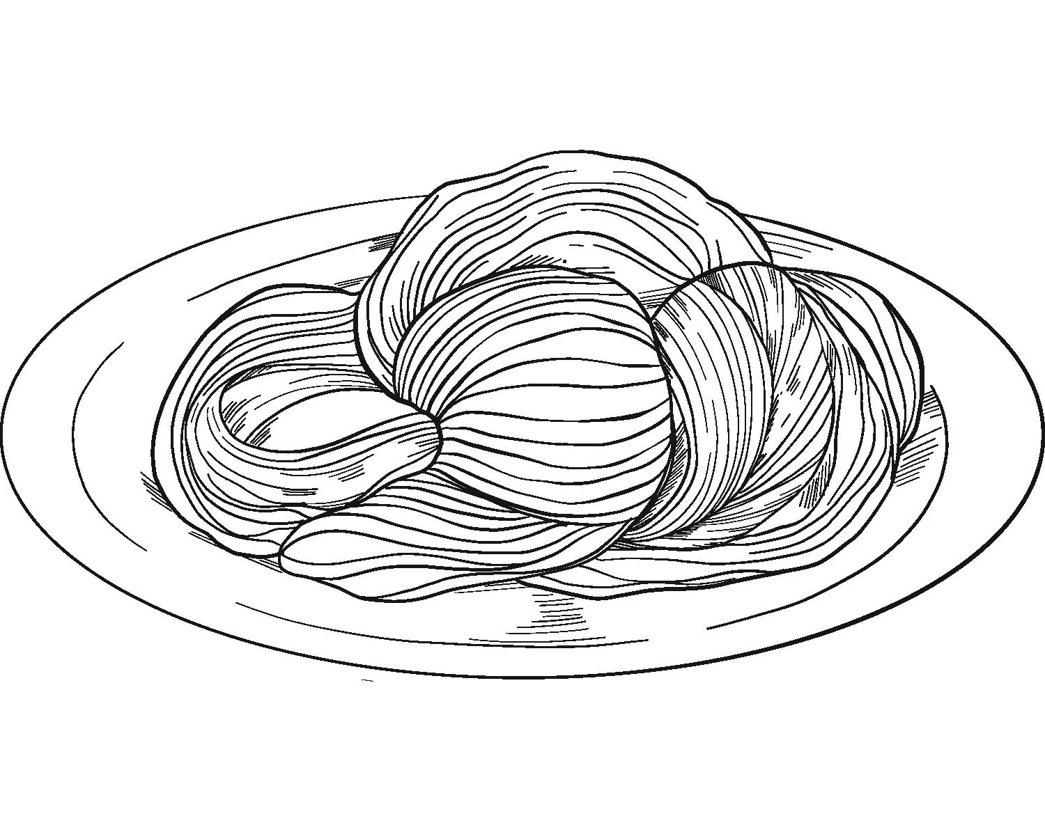 Spaghetti Ausmalbilder 10