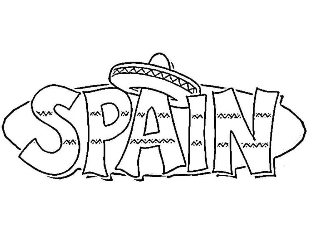 Espana Para Colorear 29