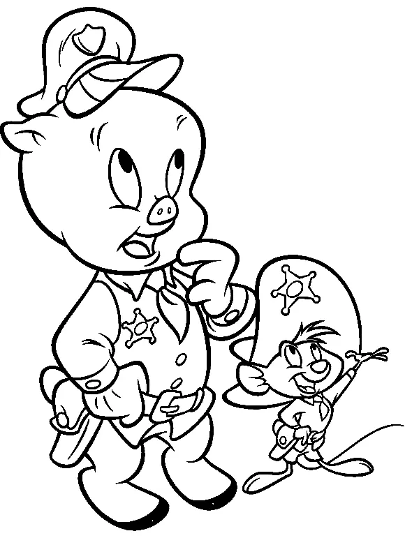 Speedy Gonzales Coloring Pages