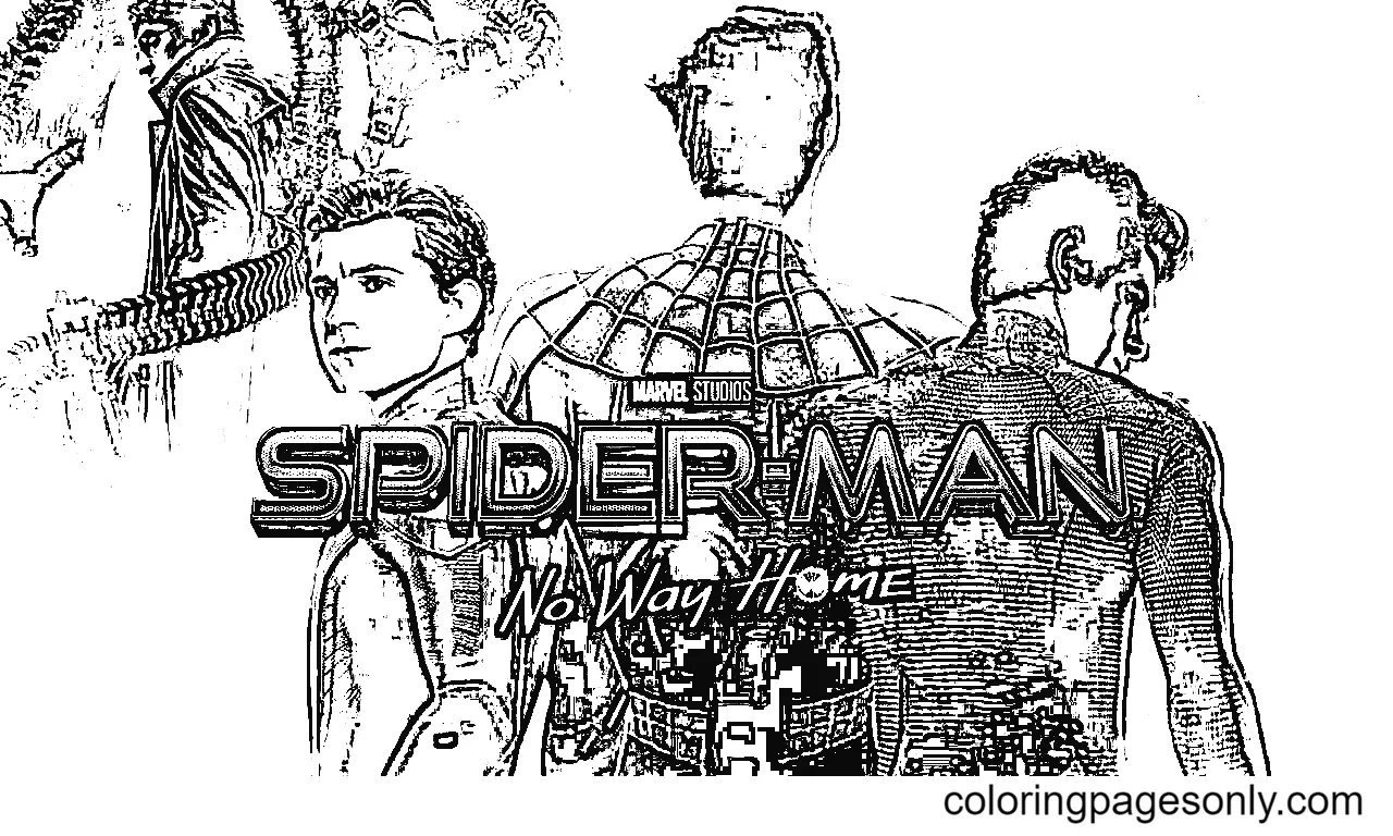 Spider Man No Way Home Coloring Pages 12