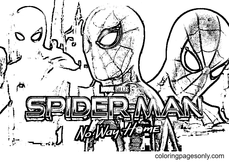 Spider Man No Way Home Coloring Pages 14