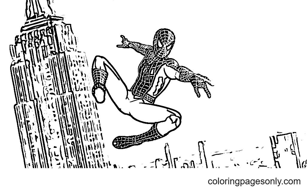 Spider Man No Way Home Coloring Pages 16