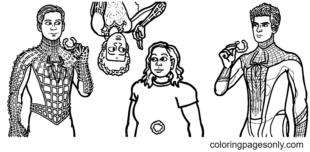 Spider Man No Way Home Coloring Pages 19