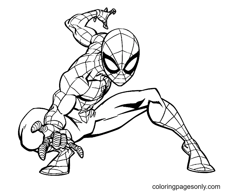 Spider Man No Way Home Coloring Pages 6