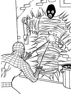 Spiderman Para Colorear 119