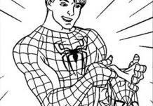 Desenhos de Spiderman Para Colorir 157