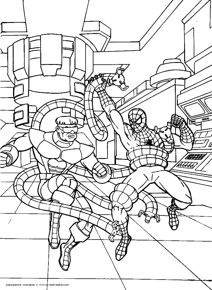 Spiderman Coloring Pages 16