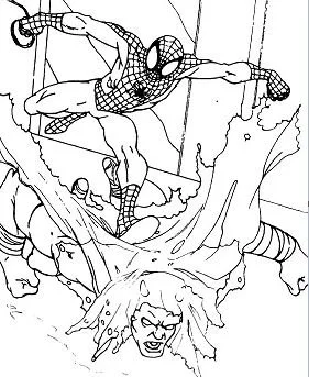 Spiderman Para Colorear 165