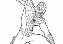Spiderman Para Colorear 176