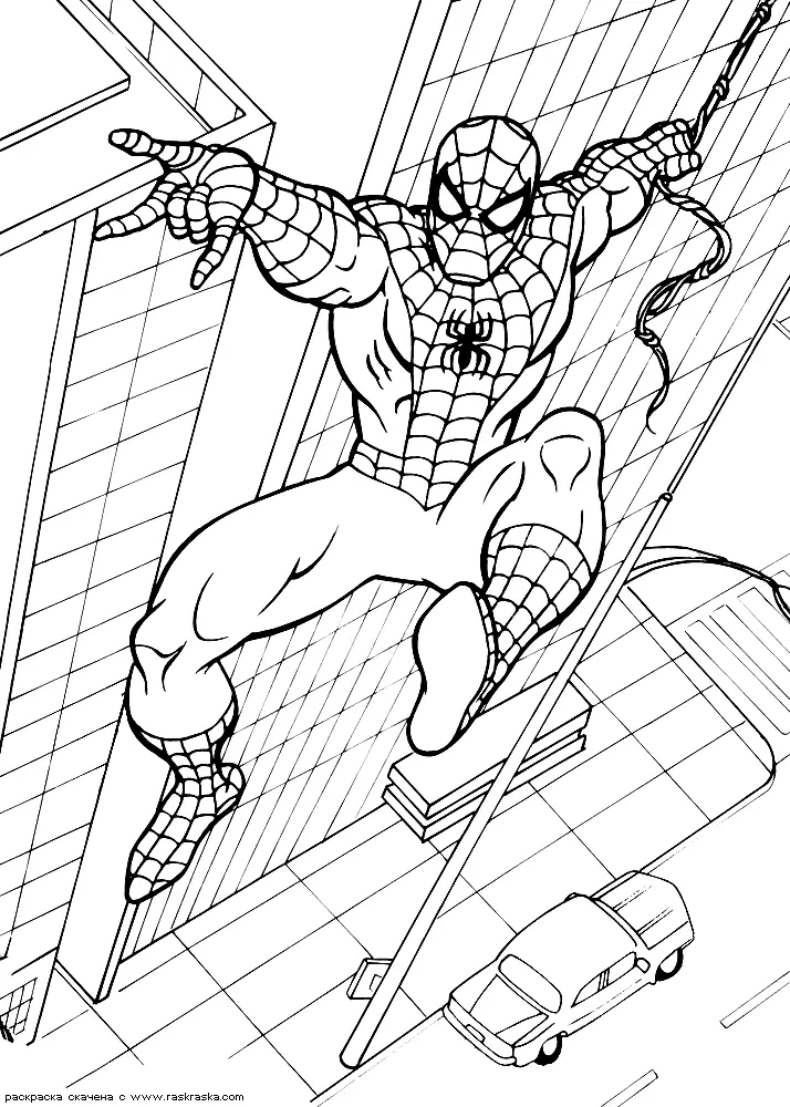Spiderman Para Colorear 22