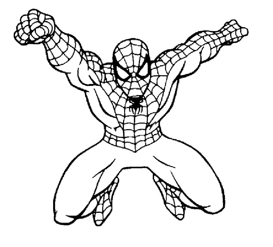 Spiderman Para Colorear 28
