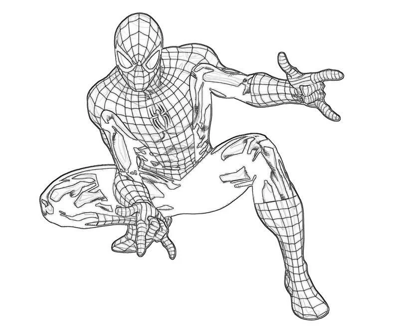 Spiderman Para Colorear 30