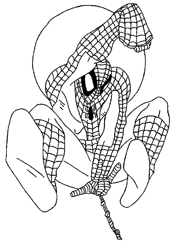 Desenhos de Spiderman Para Colorir 49