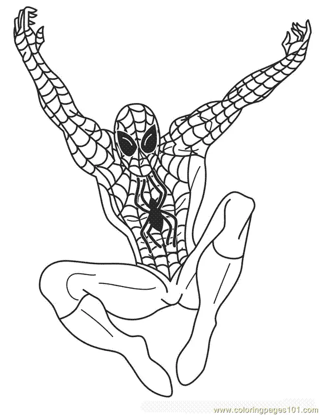 Spiderman Para Colorear 50
