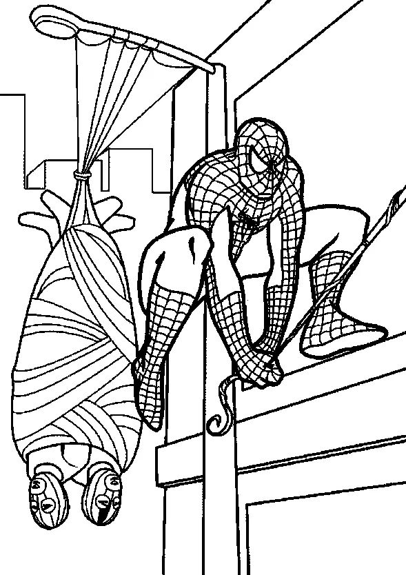 Desenhos de Spiderman Para Colorir 53