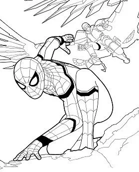 Spiderman Para Colorear 94