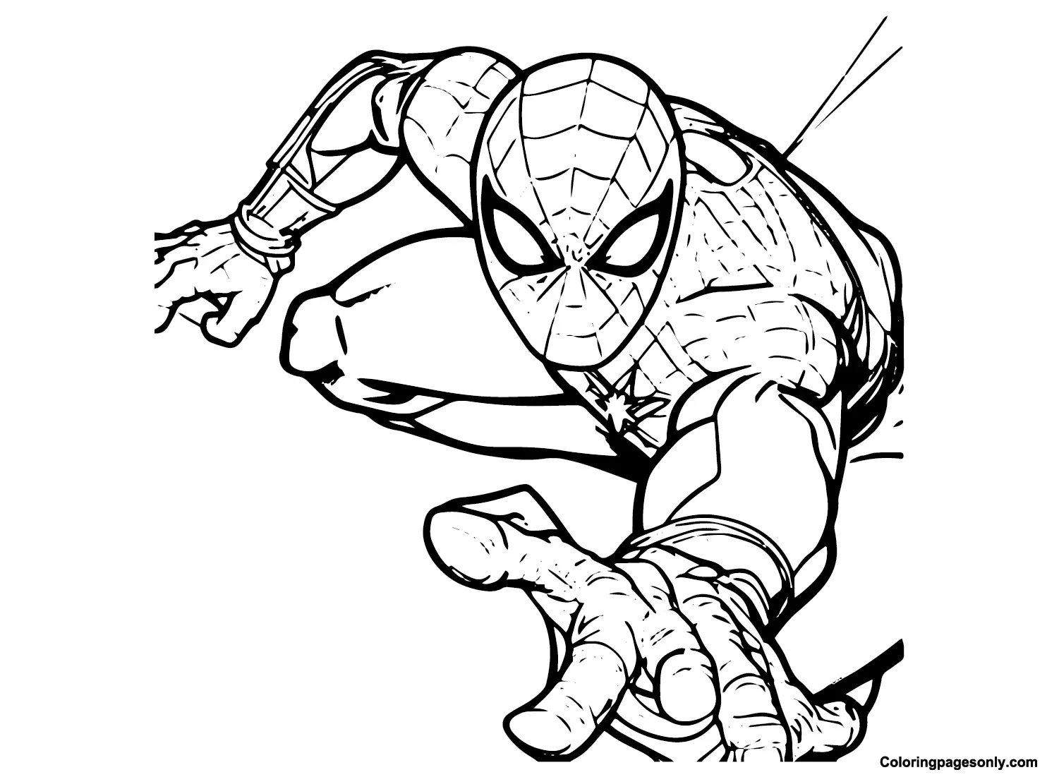Spidey Para Colorear 13