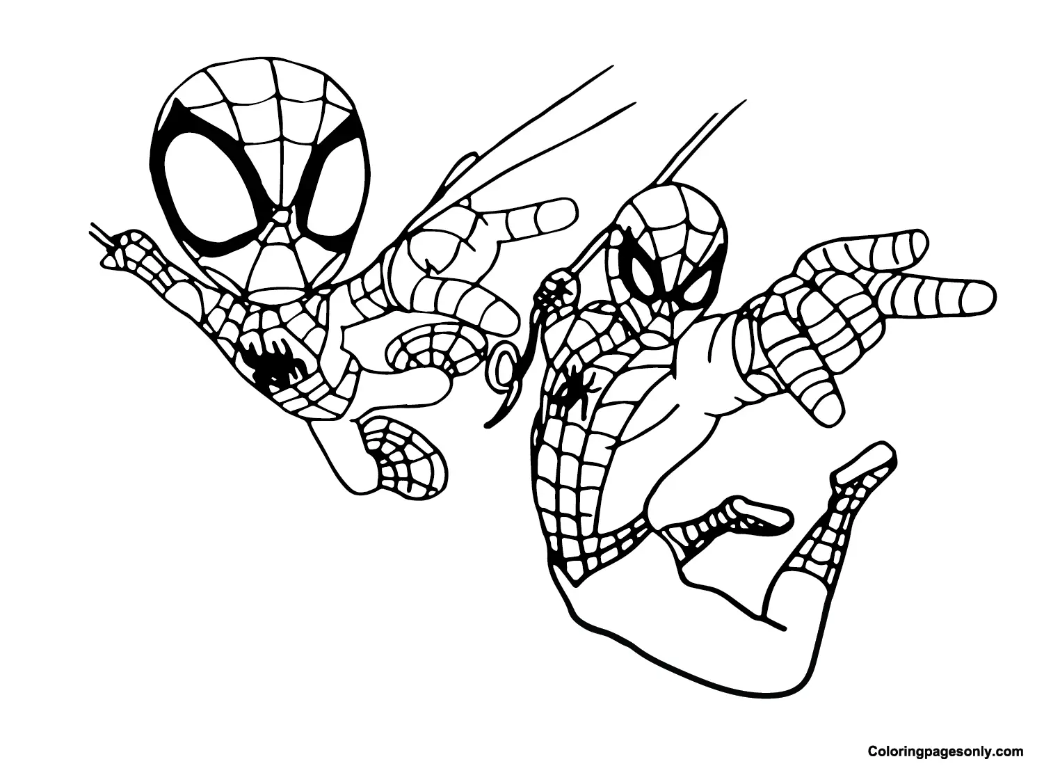 Spidey Para Colorear 14