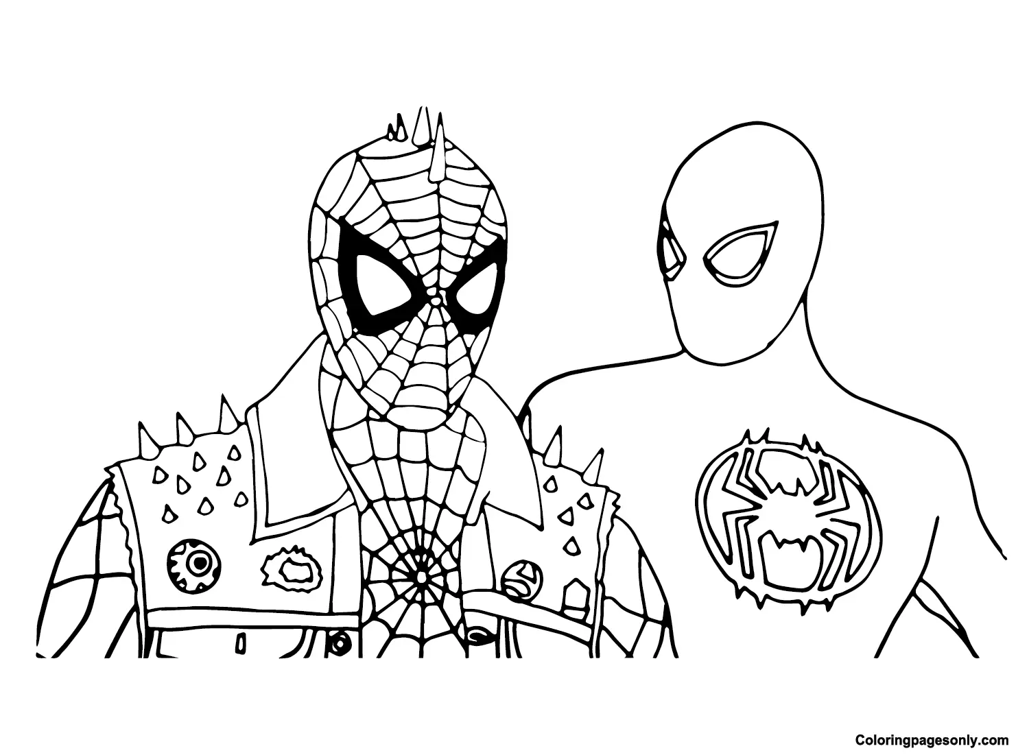 Spidey Para Colorear 16
