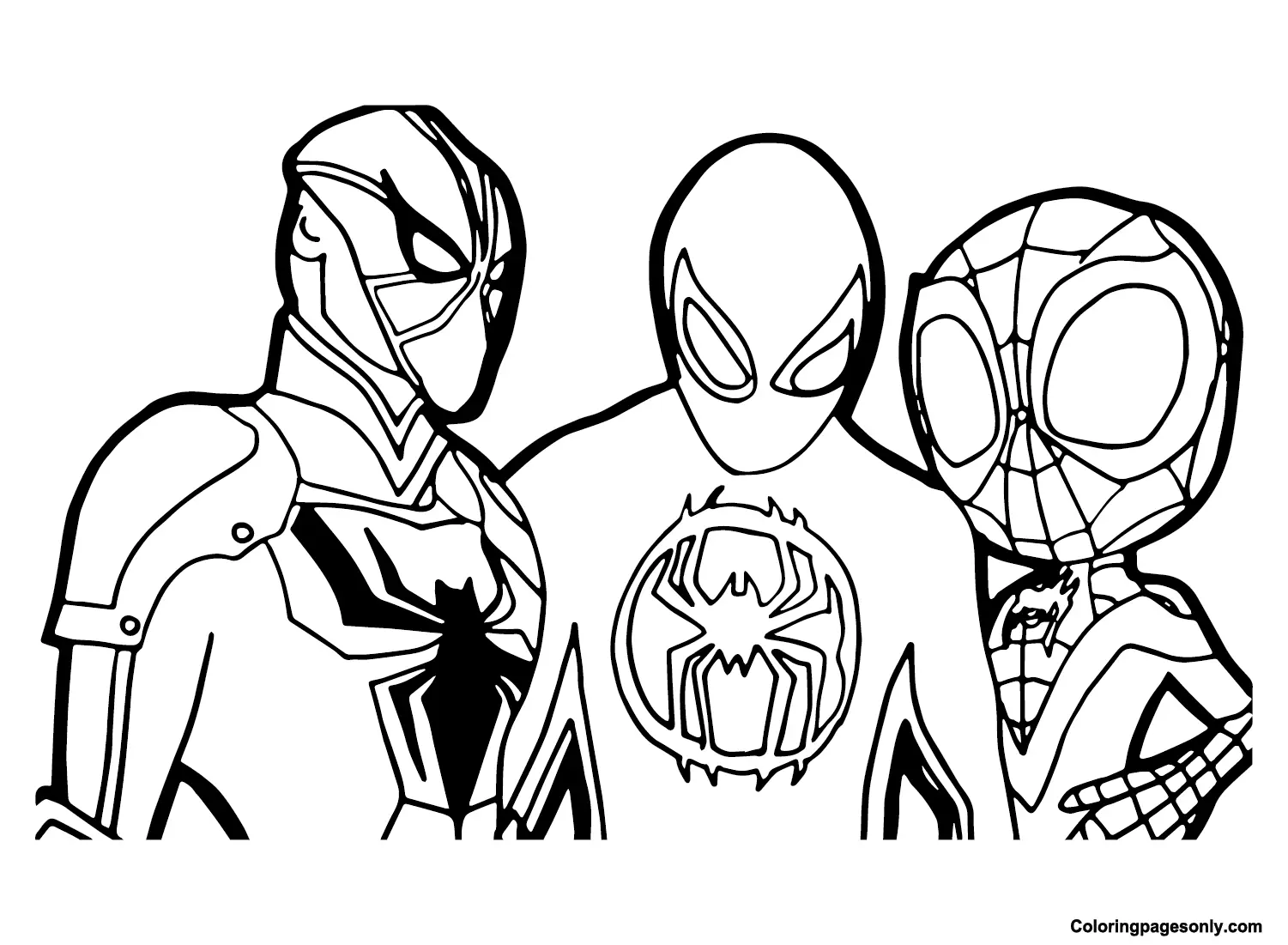 Spidey Para Colorear 17