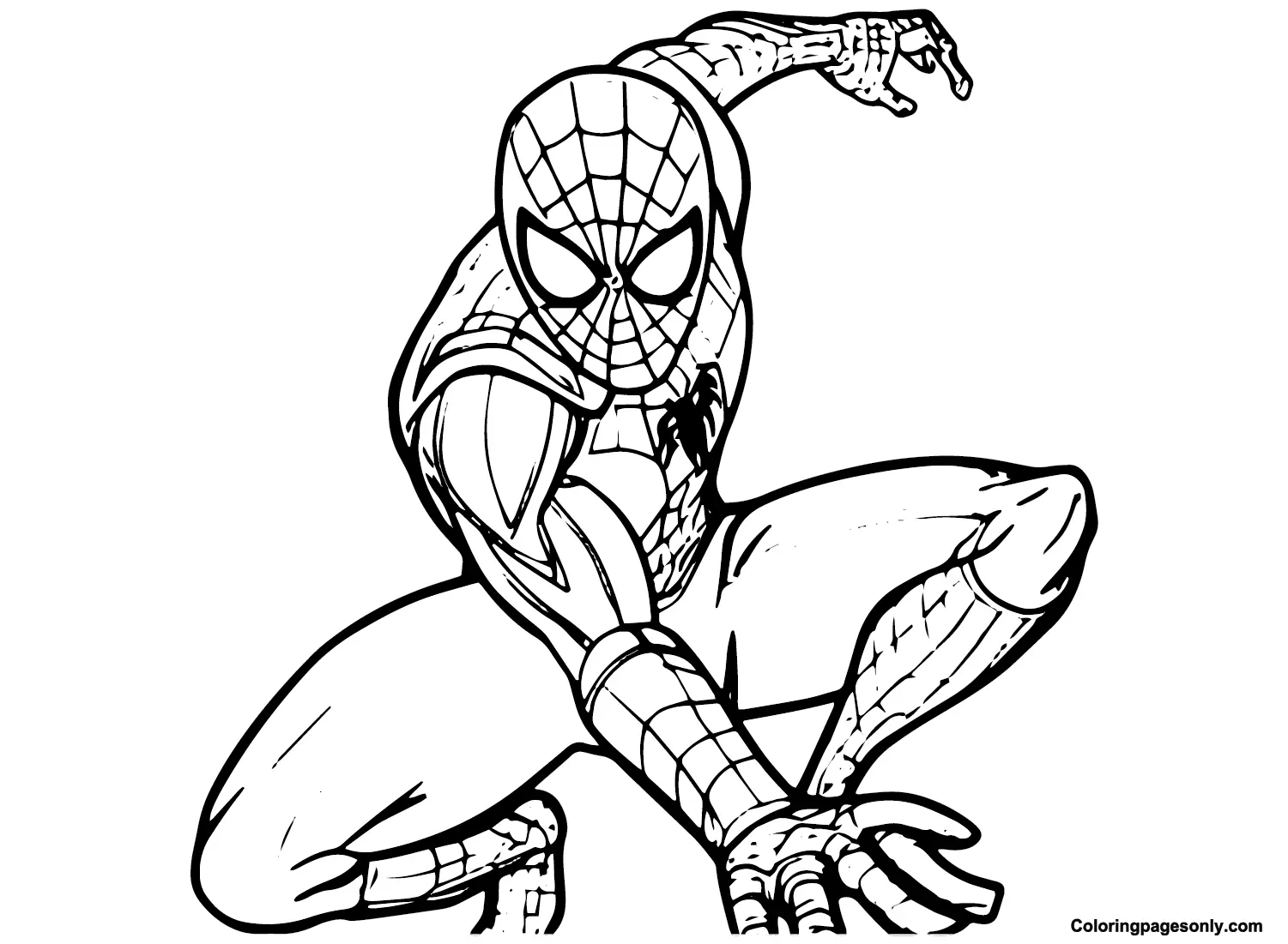 Spidey Para Colorear 18