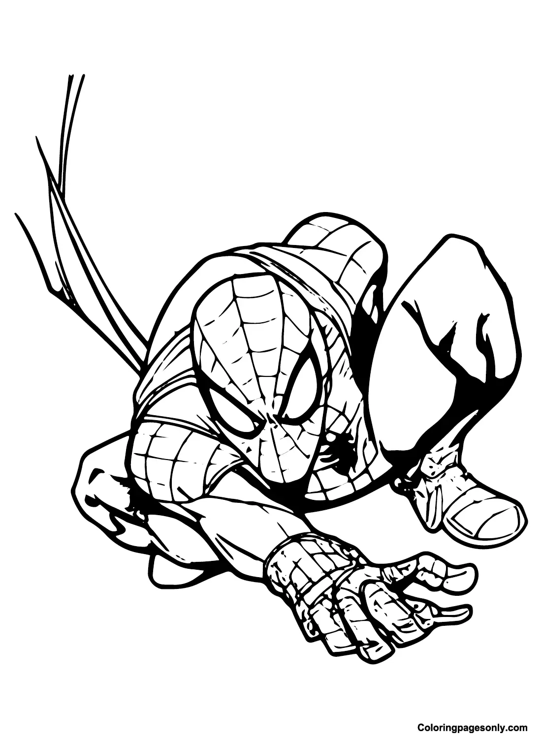 Spidey Para Colorear 21