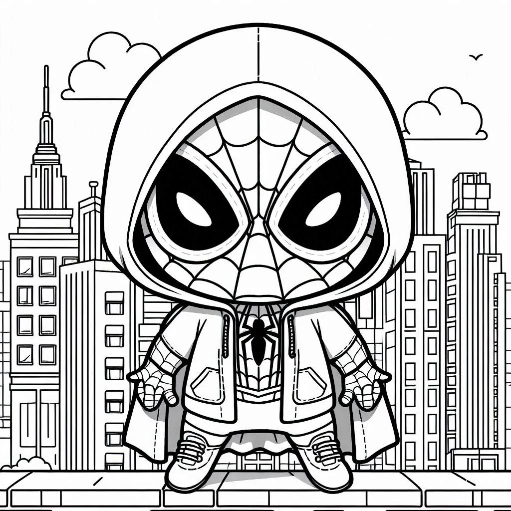 Spidey coloring pages 25