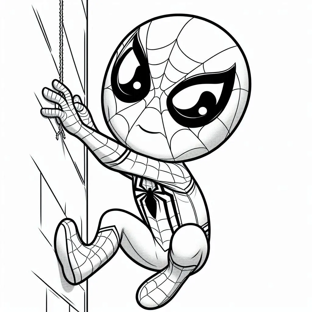 Spidey coloring pages 26