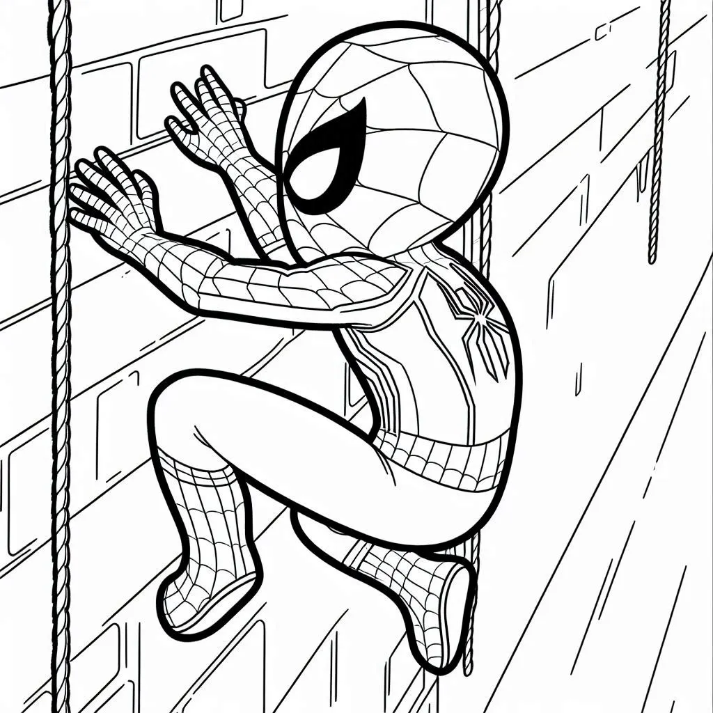 Spidey coloring pages 27