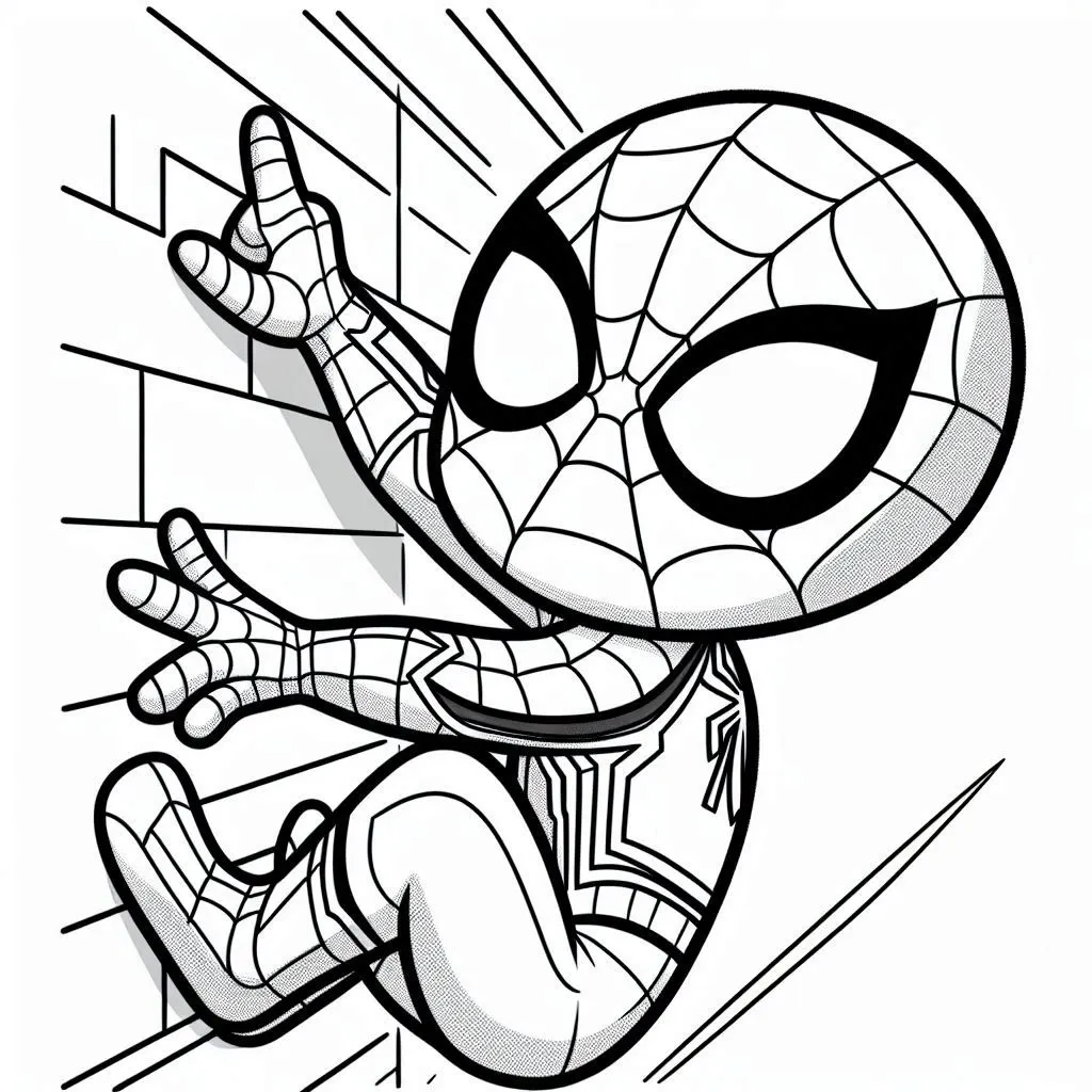 Spidey coloring pages 28