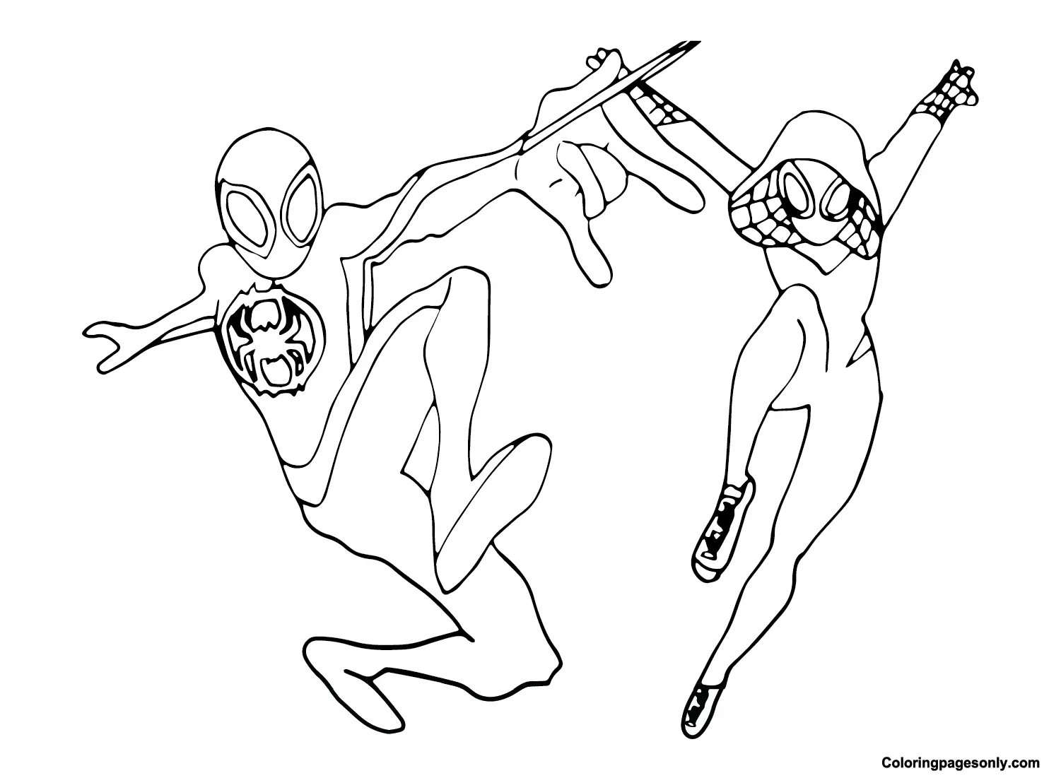 Spidey Para Colorear 3