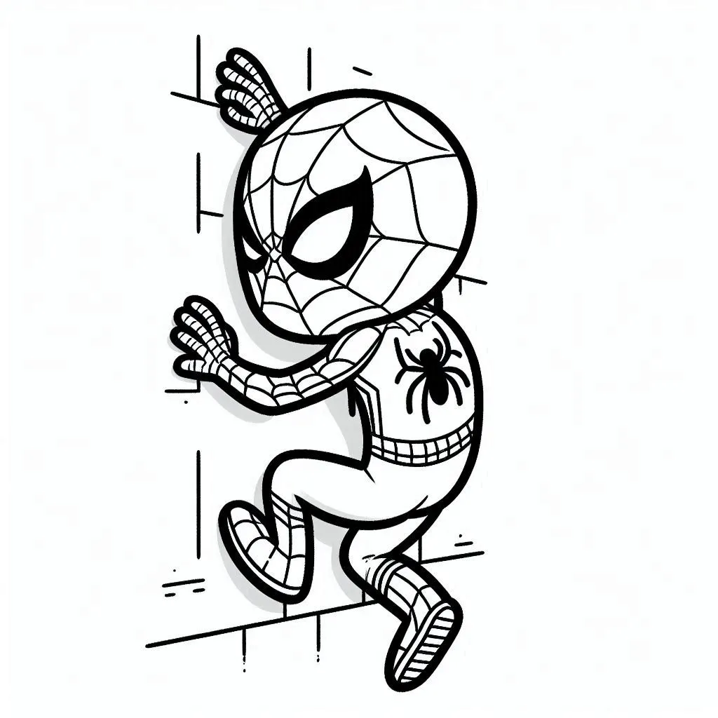 Spidey coloring pages 30