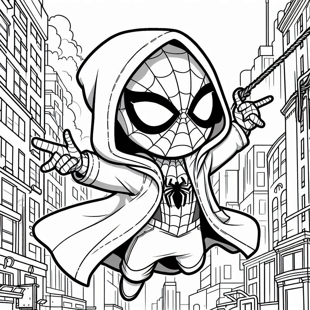 Spidey coloring pages 38