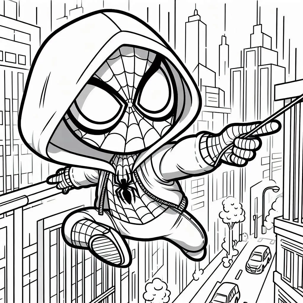 Spidey coloring pages 39
