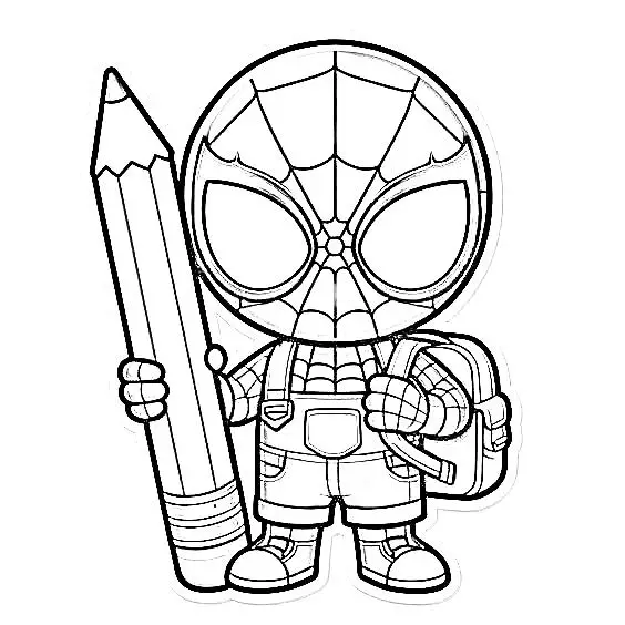 Spidey coloring pages 40