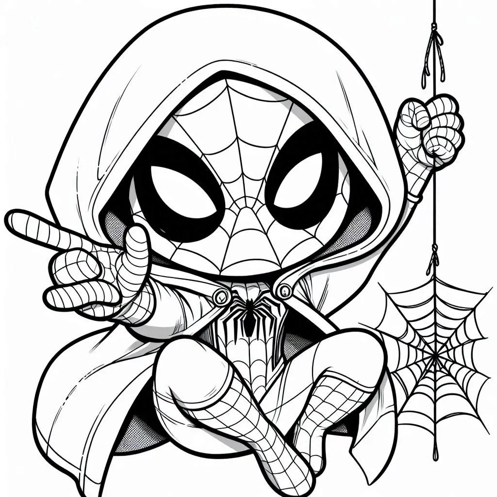 Spidey coloring pages 47